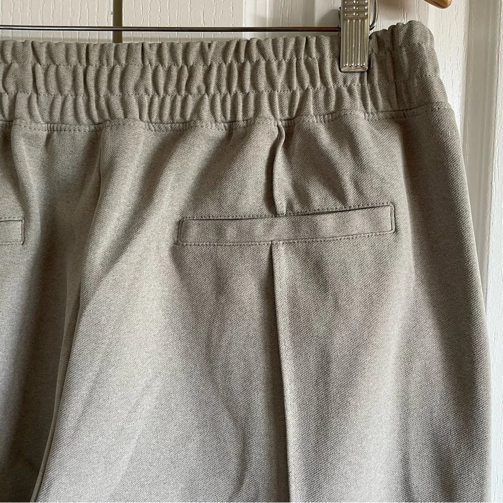 Mondetta Pull on Pintuck Pants Women’s XL Beige Straight Comfort Casual Lounge - Picture 11 of 15